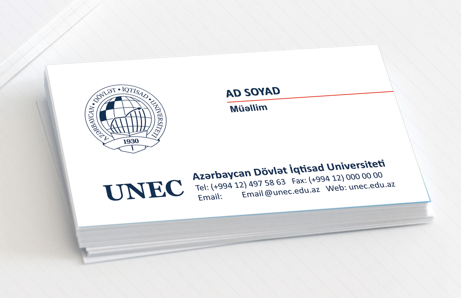 1-copy UNEC korporativ atributlarını təqdim edir