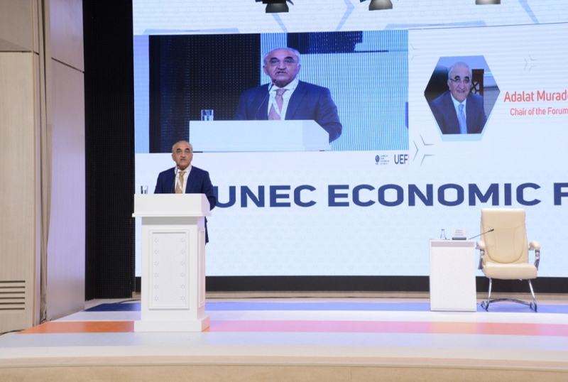 UNEC İqtisadi Forumun birinci günü uğurla başa çatıb