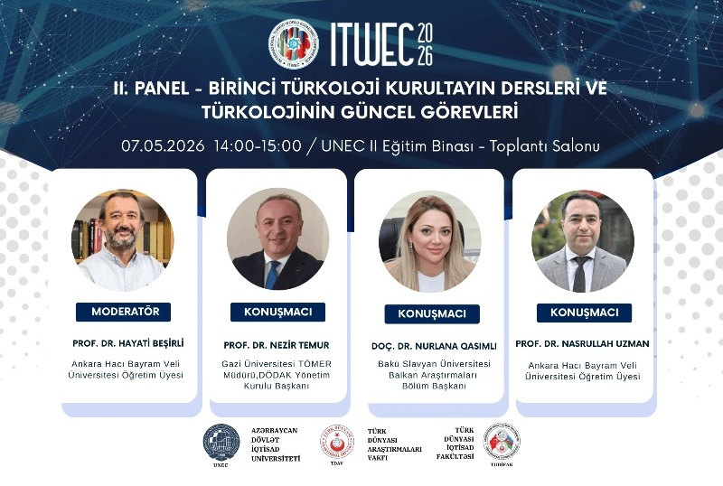 UNEC-də &ldquo;Birinci T&uuml;rkoloji Qurultayın dərsləri və t&uuml;rkologiyanın m&uuml;asir vəzifələri&rdquo; m&ouml;vzusunda x&uuml;susi panel ke&ccedil;irilib