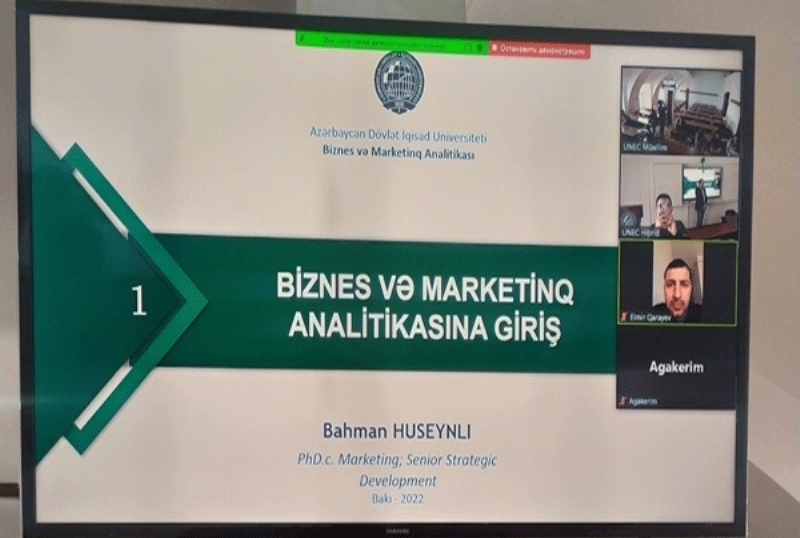 UNEC-də Biznes və marketinq analitikası kursuna start verildi!