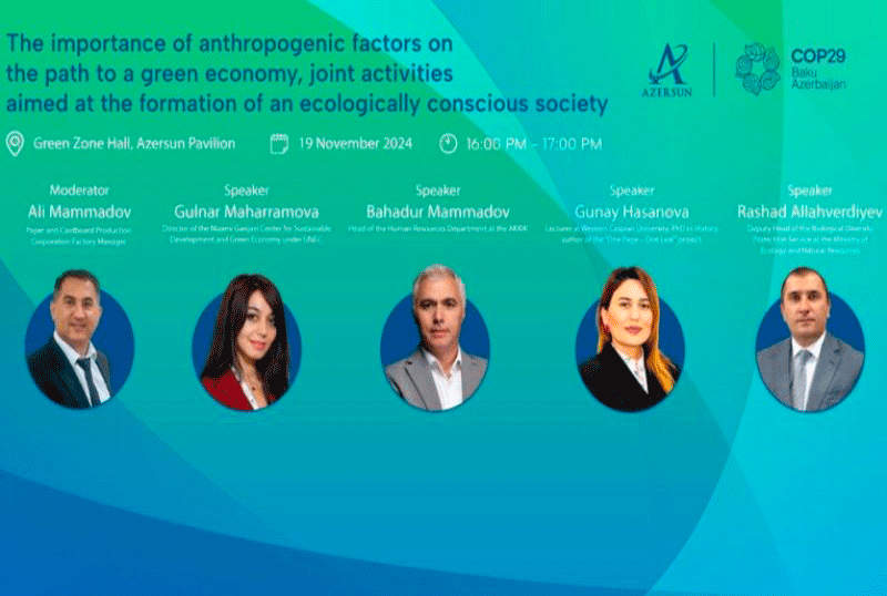 UNEC Tətqiqat Mərkəzləri COP29 mövzusunda panel müzakirə keçirəcək