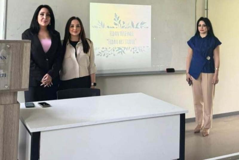 UNEC Dizayn Məktəbində məzunla görüş tədbiri keçirilib