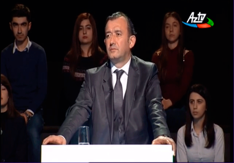 UNEC Türk Dünyası İqisad Fakültəsinin dekanı AzTV-də qondarma erməni soyqırımı barədə danışıb