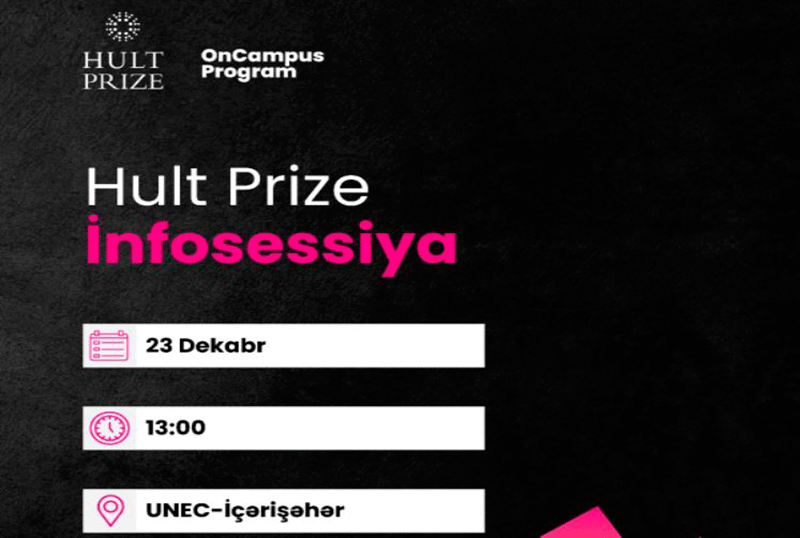 Sosial sahibkarlıqla maraqlanan gənclər üçün fürsət: Hult Prize yarışı