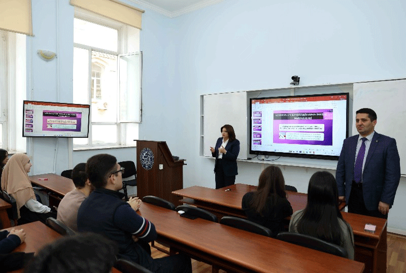 Maliyyə və mühasibat fakültəsində Konstitusiya Gününə həsr olunan seminar keçirilib