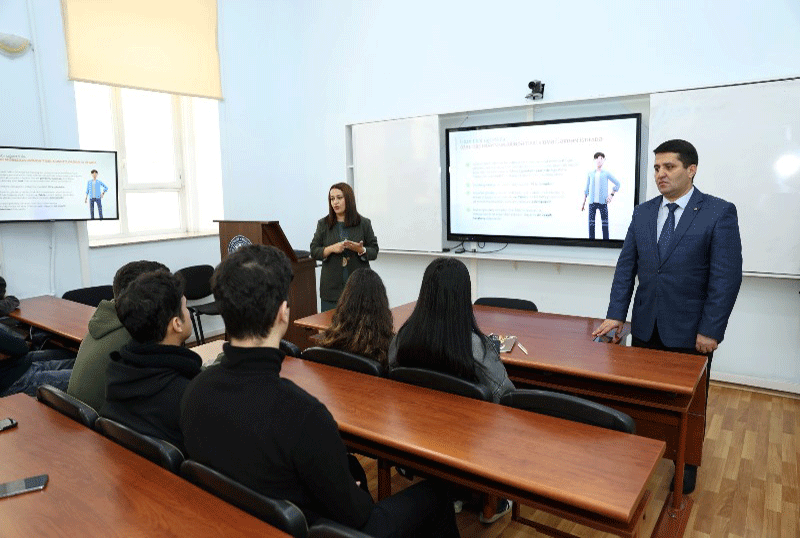 MMF_mt_141124 Türk Dünyası İqtisad Fakültəsində Milli Dirçəliş Gününə həsr olunan tədbir keçirilib