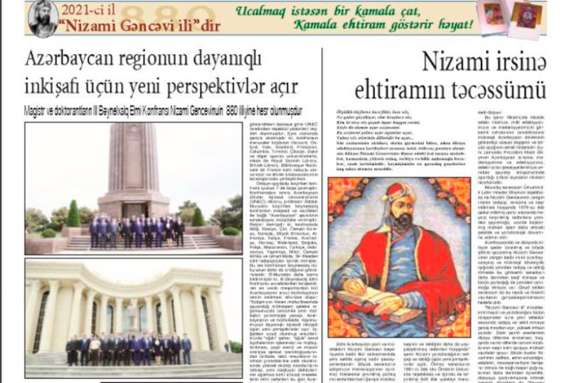 Azərbaycan regionun dayanıqlı inkişafı üçün yeni perspektivlər açır -“Azərbaycan” qəzeti