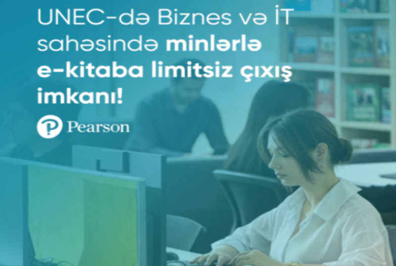 UNEC-də Biznes və İT sahəsində minlərlə e-kitaba limitsiz &ccedil;ıxış imkanı!