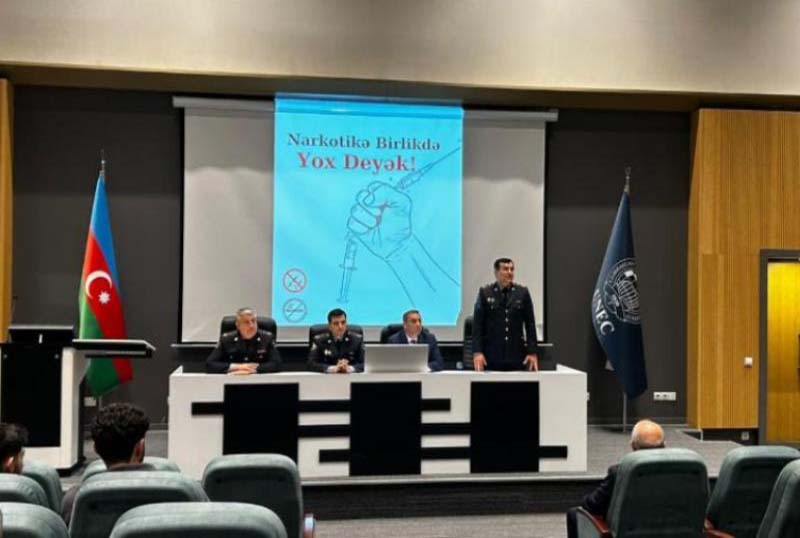 UNEC-də “Gələcəyimizi qoruyaq – narkomaniyaya yox deyək” mövzusunda maarifləndirici tədbir keçirilib