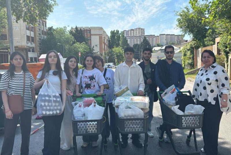 Rus İqtisad Məktəbinin tələbələri &quot;Azərbaycan Uşaqları&quot; İctimai Birliyində olublar