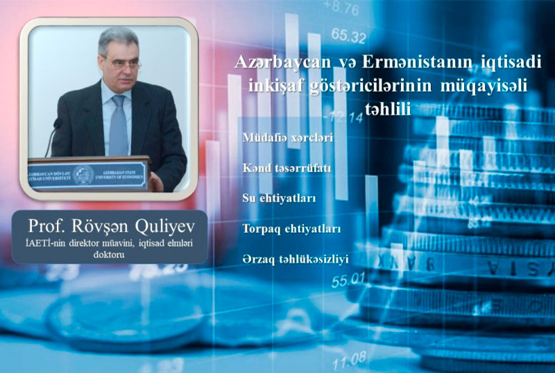 Azərbaycan iqtisadiyyatı güclü, Ermənistan iqtisadiyyatı zəifdir