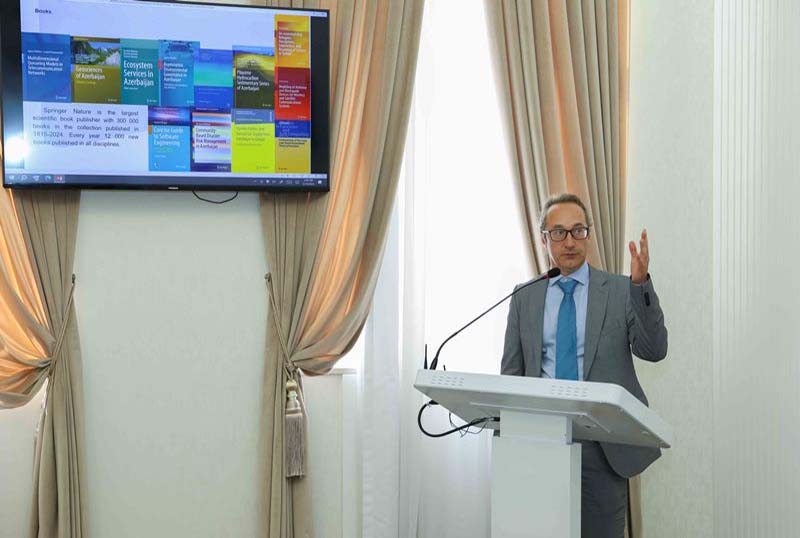 Springer_Nature_130525 “Ekoloji davamlılıq və yaşıl enerji keçidi” mövzusunda seminar keçirilib