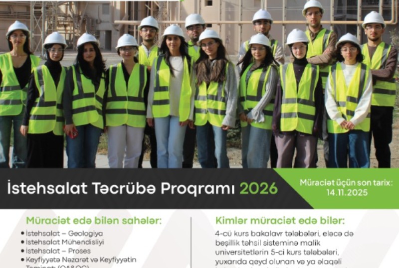 NORM Sement Zavodunda Təcrübə Proqramı