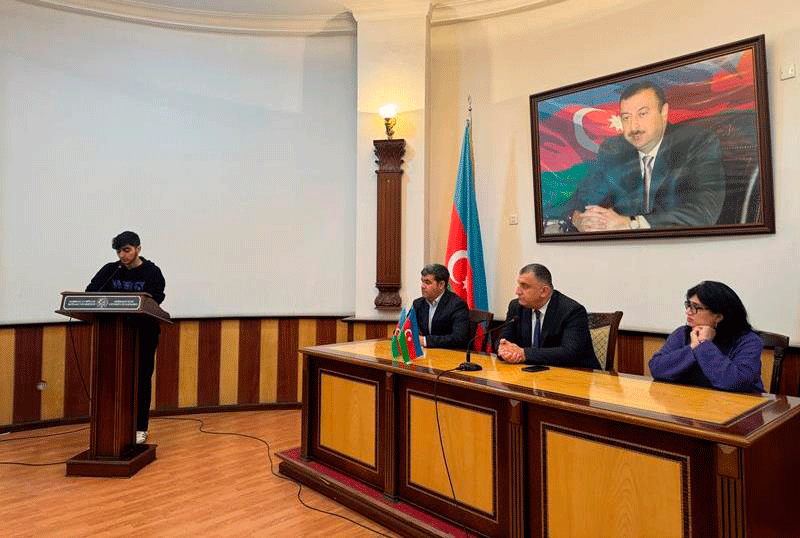 Türk Dünyası İqtisad fakültəsində Ulu Öndər Heydər Əliyevin anım gününə həsr olunan tədbir keçirilib