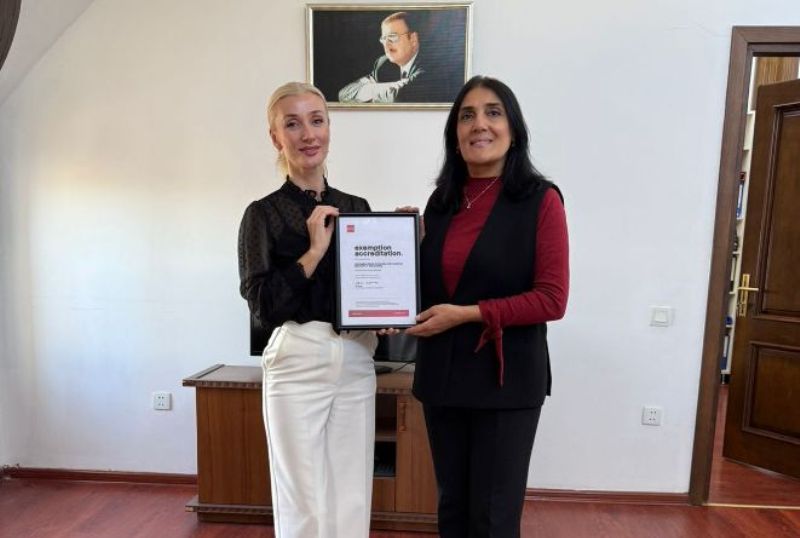 UNEC-də ACCA nümayəndəsi Senem Ross-Forrester ilə görüş keçirilib UNEC-də ACCA nümayəndəsi Senem Ross-Forrester ilə görüş keçirilib