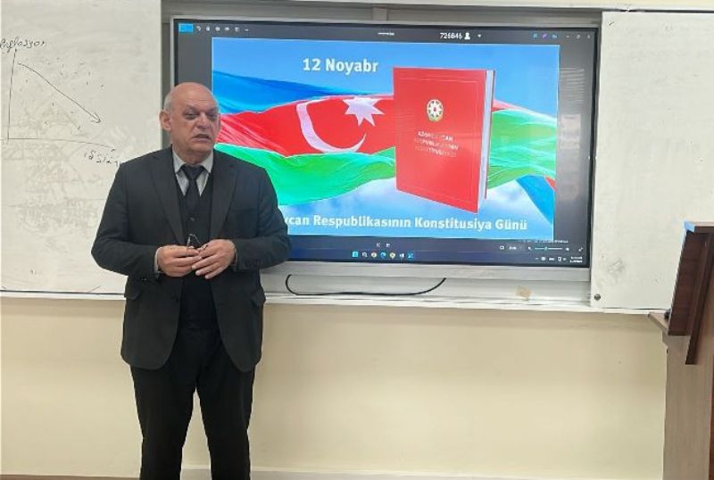 UNEC-də “Azərbaycan Respublikasının Konstitusiyası – dövlətçilik tariximizin hüquqi əsasıdır” adlı seminar keçirilib