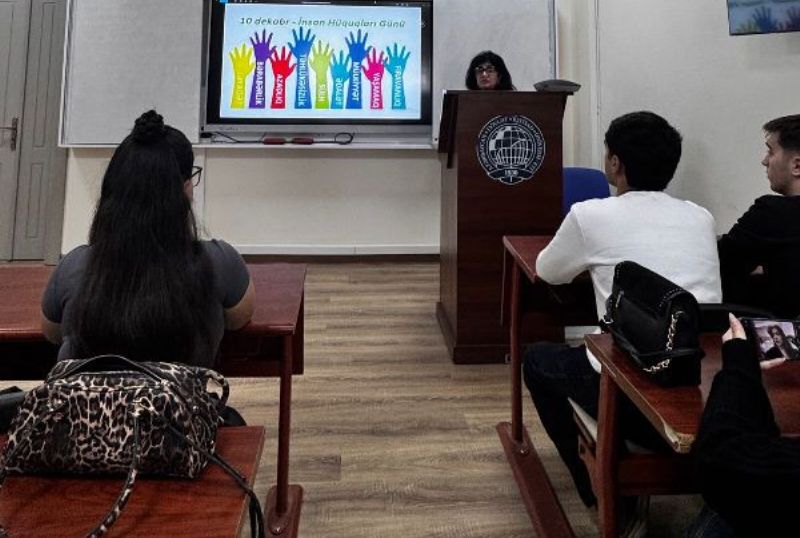 Türk Dünyası İqtisad fakültəsində İnsan Haqları Gününə həsr olunan tədbir keçirilib