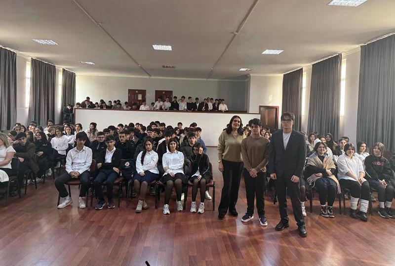 ISE n&uuml;mayəndələri Sumqayıtda məktəblilərlə maarifləndirici g&ouml;r&uuml;ş ke&ccedil;iriblər