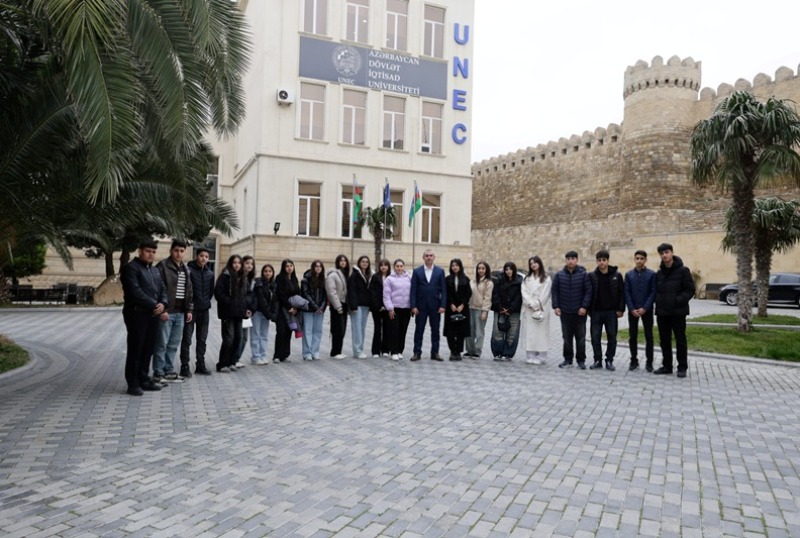 &ldquo;Hədəf&rdquo; liseyinin Masazır filialının  abituriyentləri &ldquo;UNEC-i tanı&rdquo; layihəsində
