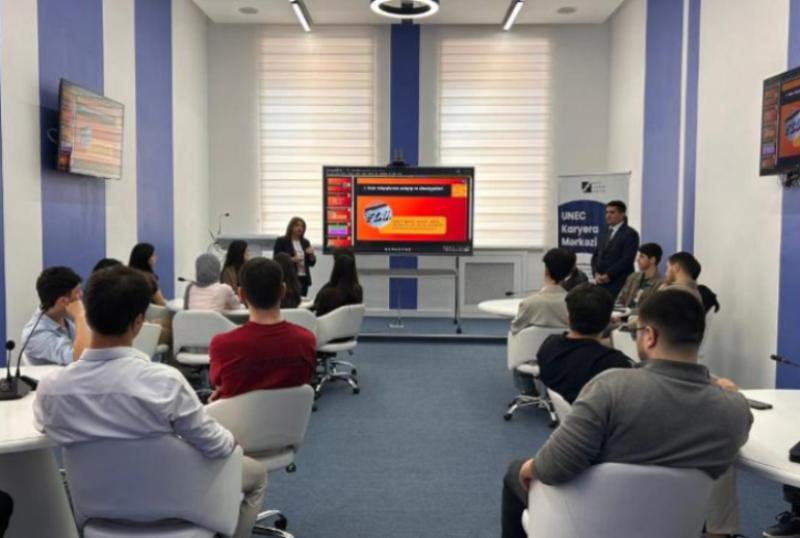 Maliyyə və m&uuml;hasibat fak&uuml;ltəsində &ldquo;İnsan h&uuml;quqları və azadlıqlarının təmin olunması: h&uuml;quqi və sosial yanaşmalar&rdquo; m&ouml;vzusunda seminar ke&ccedil;irilib