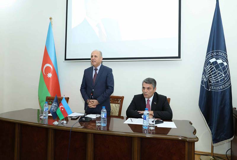 UNEC-də “Heydər Əliyev və Azərbaycanın bərpa olunmuş müstəqilliyinin qorunması missiyası” mövzusunda tədbir keçirilib