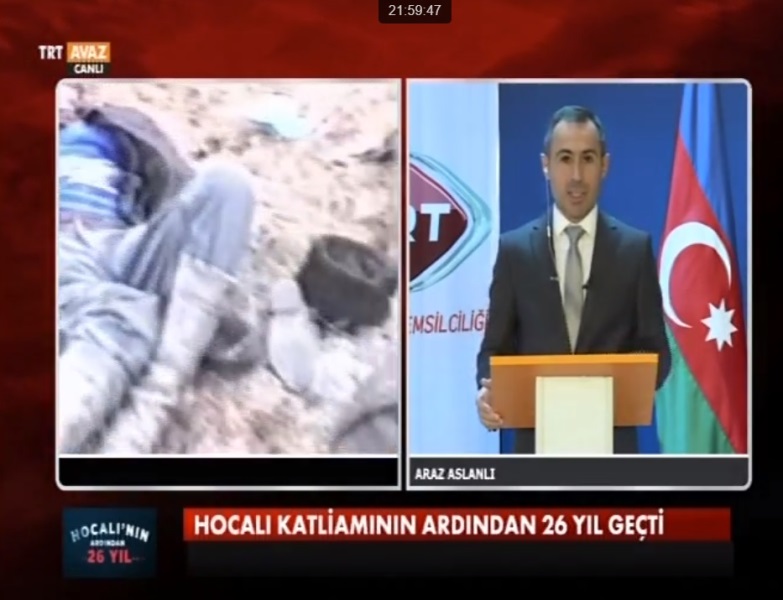 aslanl3_270218 UNEC eksperti Türkiyə televiziyasında Xocalı soyqırımını şərh edib