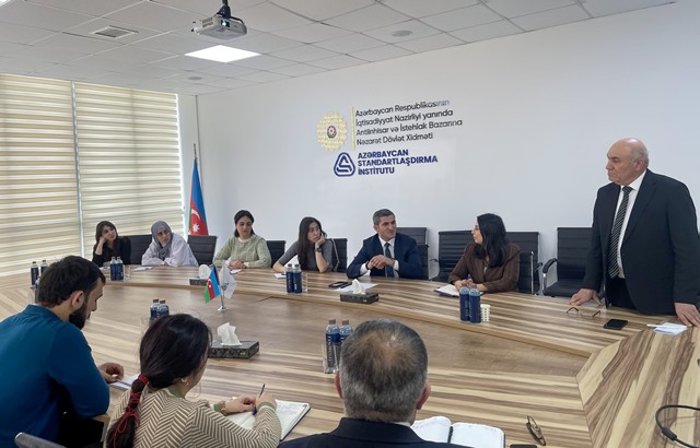 UNEC BMBD-in magistrantları Azərbaycan Standartlaşdırma İnstitutunda olublar