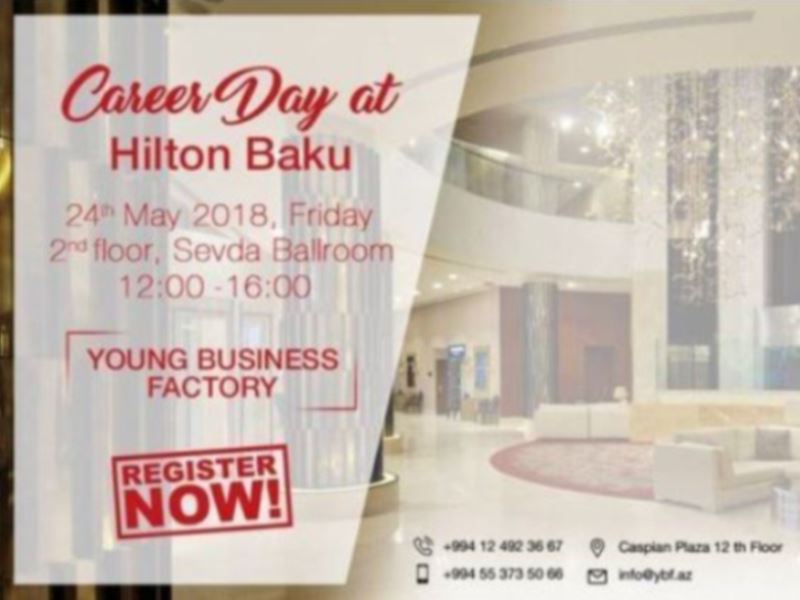 Hilton Bakuda Karyera günü – qeydiyyat başlayıb