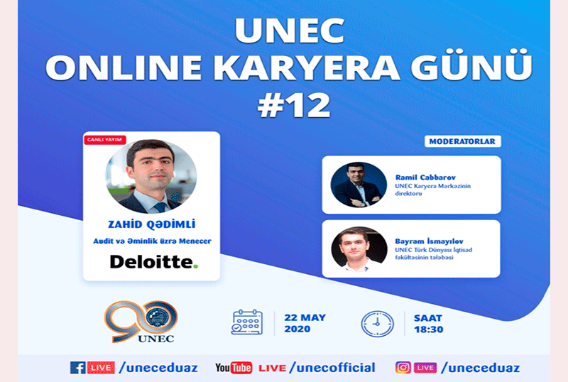 UNEC Online Karyera günü #12 - CANLI YAYIM