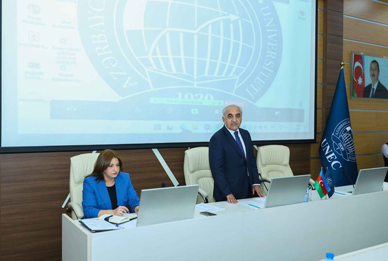 Elmi Şurada UNEC-ə qəbulun nəticələri müzakirə olunub Elmi Şurada UNEC-ə qəbulun nəticələri müzakirə olunub