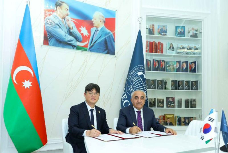 UNEC ilə Koreyanın Sejong Universiteti arasında əməkdaşlıq memorandumu imzalanıb
