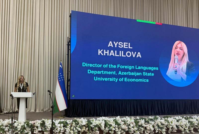 UNEC nümayəndəsi Özbəkistanda beynəlxalq konfransda çıxış edib