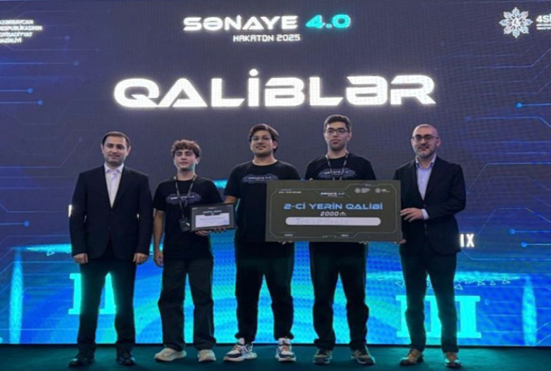 hakaton_251225 Latviya Universitetinin professorları UNEC-də m&uuml;badilədə iştirak ediblər