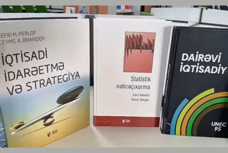 UNEC-in 2 saylı kitabxanasına yeni kitablar daxil olub