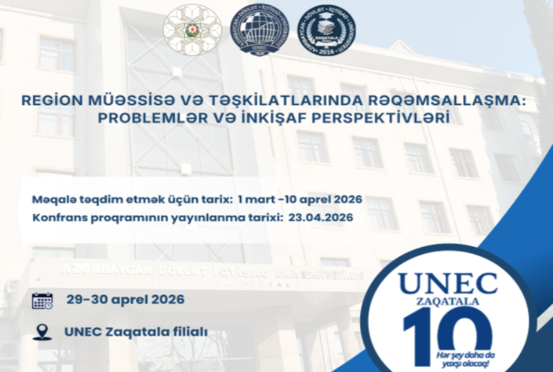 konfrans_140126 UNEC-dən d&uuml;nyaya: &ldquo;İtaliyada təhsil almaq imkanı qazanan 4 tələbədən biri oldum&rdquo;