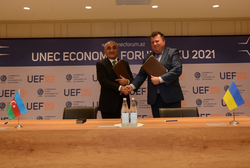 UNEC ilə Kiyev Milli Universiteti arasında memorandum imzalanıb