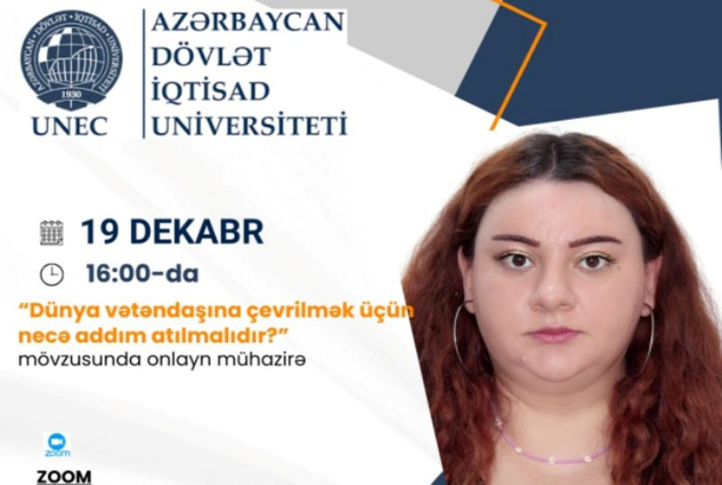 muhazire_221225 Selcuk Universitetinin n&uuml;mayəndə heyəti UNEC-ə səfər ediblər