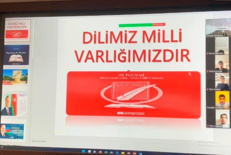 UNEC-də “Dilimiz–milli varlığımızdır” mövzusunda şeir müsabiqəsi keçirilib