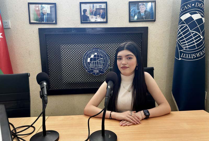 Radio UNEC-də “İqtisadi xəbərlər” verilişinin növbəti buraxılışı efirdə olub