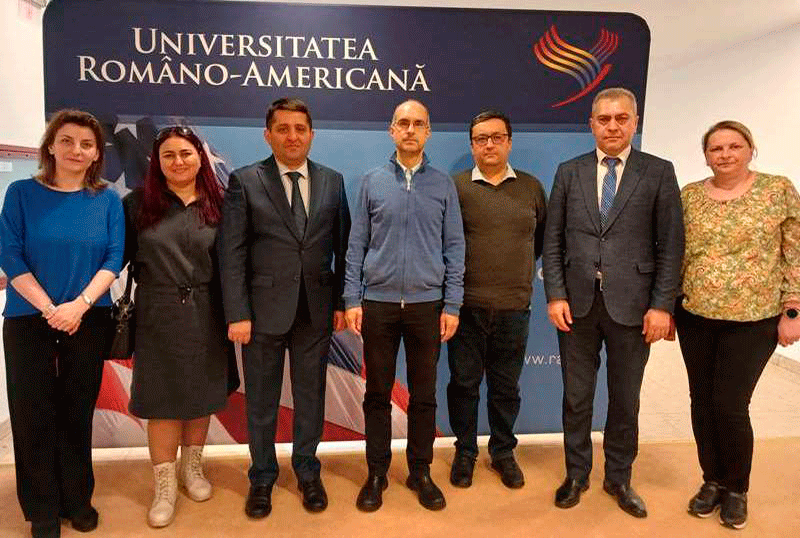 UNEC nümayəndələri Rumıniya-Amerika Universitetində rəsmi səfərdə olublar