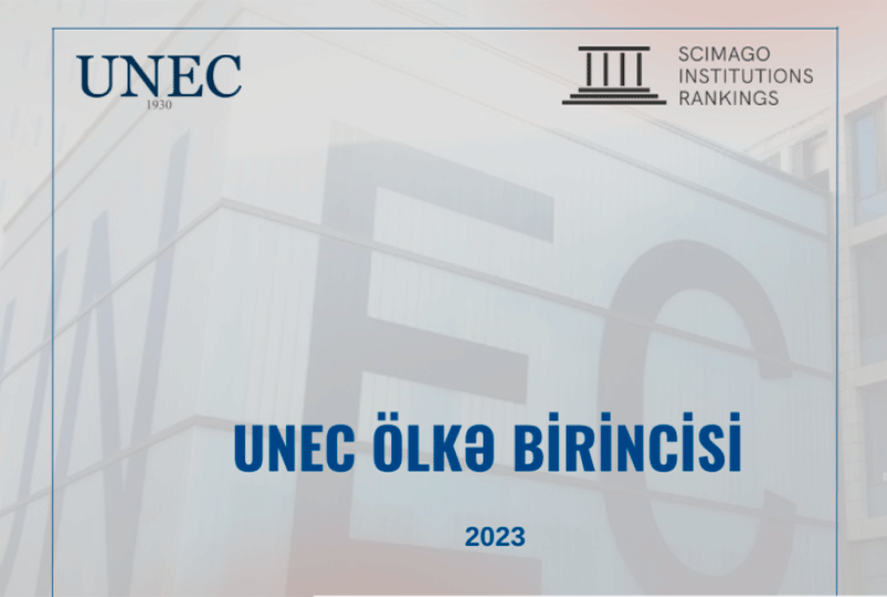 UNEC SCimago reytinqində Azərbaycan birincisidir!