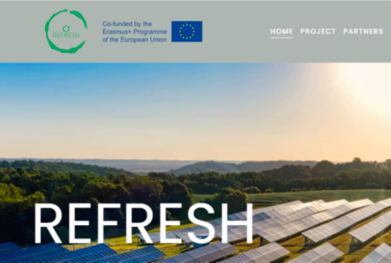 REFRESH - Erasmus+ KA2 layihəsinin rəsmi saytı istifadəyə verilib