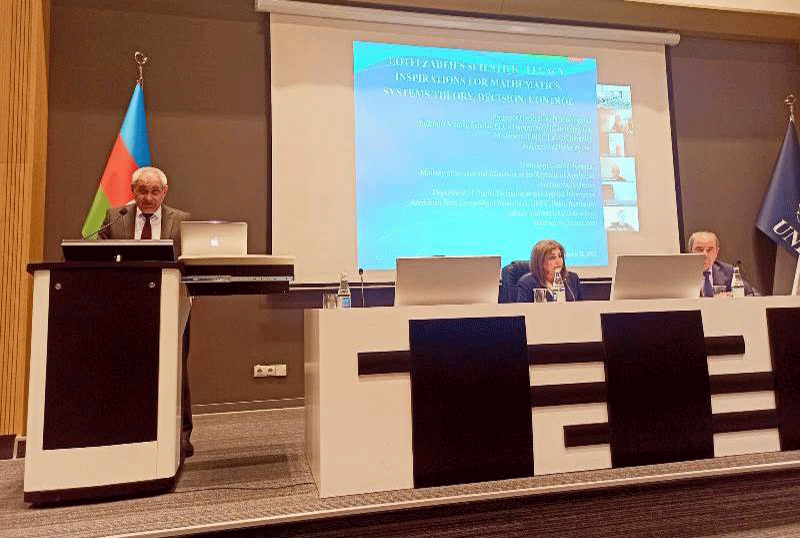 UNEC-də professor Lütfi Zadənin elmi irsinə həsr olunan beynəlxalq elmi seminar keçirilib