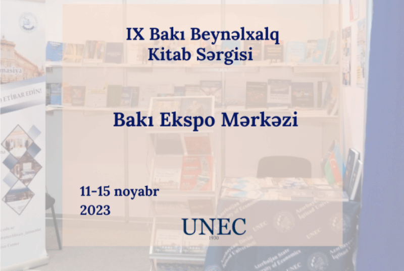 UNEC IX Bakı Beynəlxalq Kitab Sərgisində iştirak edəcək
