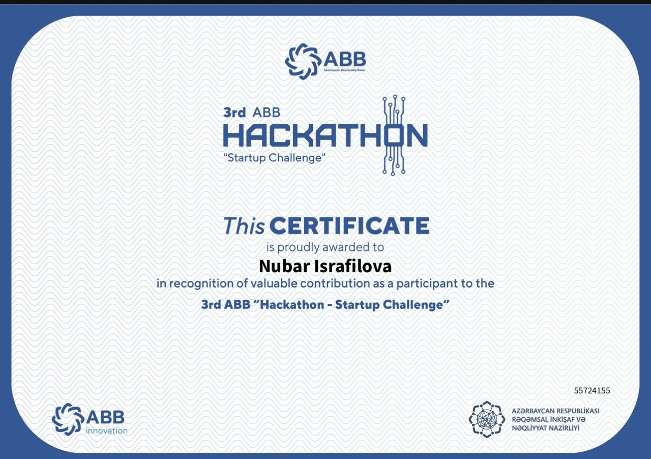 sertifikat.nubar Yusif Əliyev 
