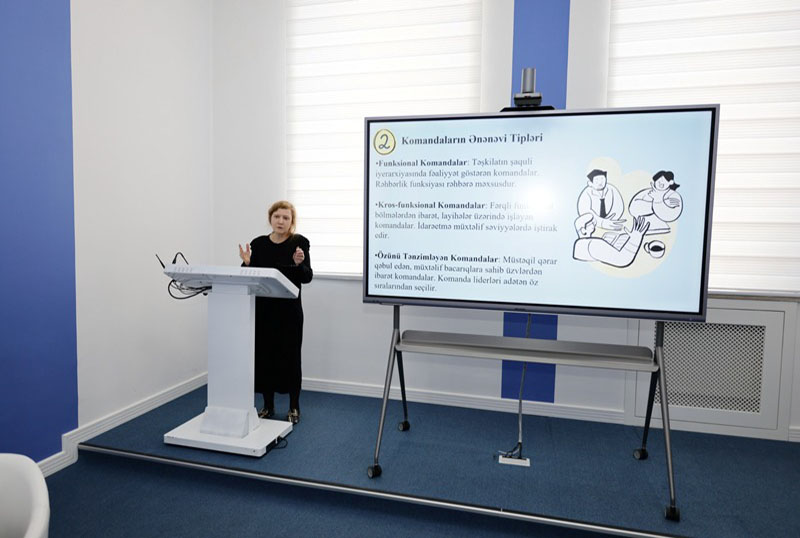 &ldquo;İdarəetmədə liderlik və effektiv komanda quruculuğu&rdquo; m&ouml;vzusunda təlim ke&ccedil;irilib